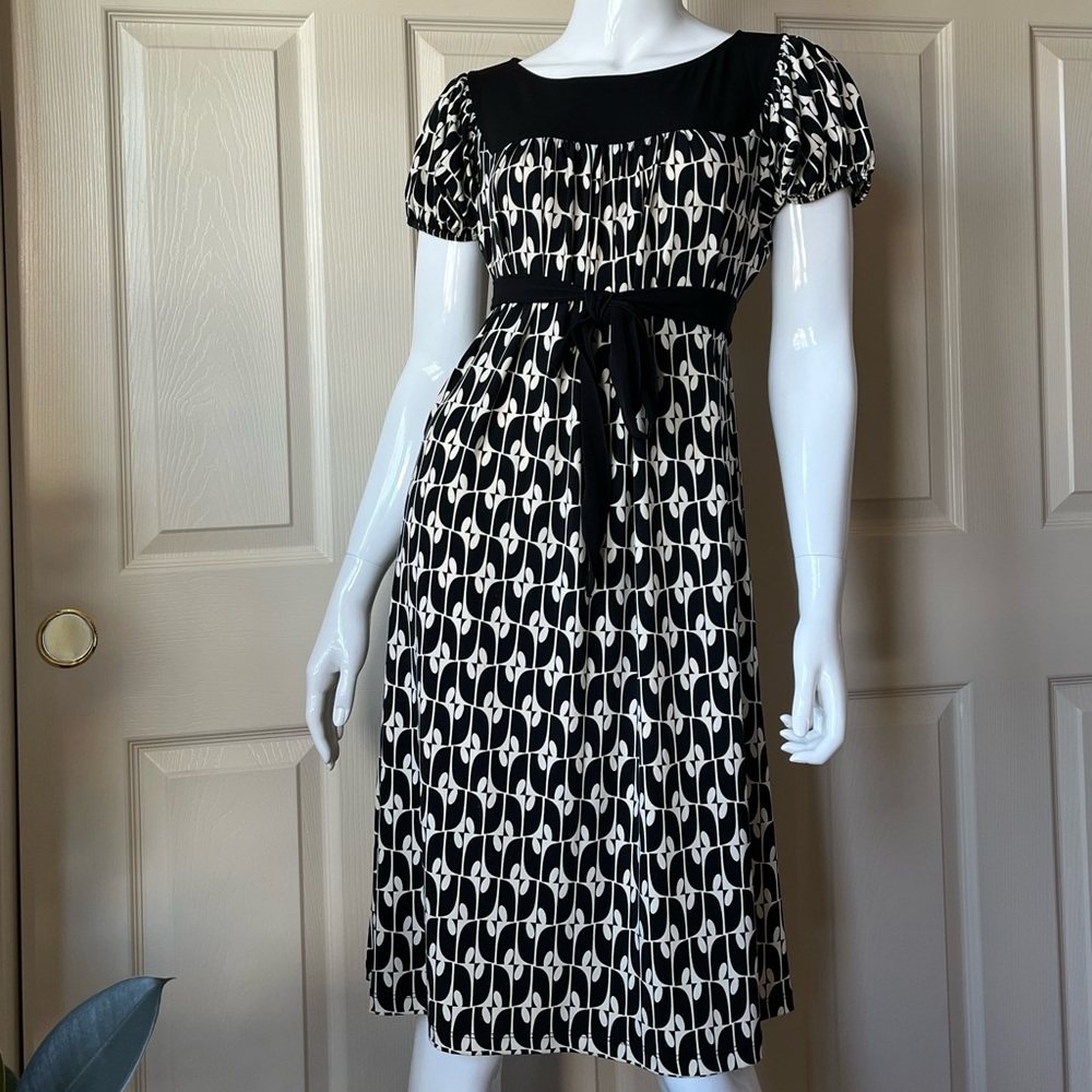 Max Studio Womens Geometric Print Dress